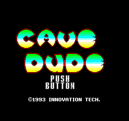 Cave Dude (Prototype) Title Screen